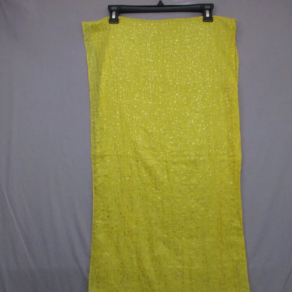 Infinity‎ Scarf Yellow & Gold Flake Women Size | O/S